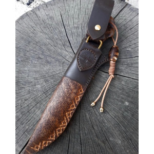 ДУБОВИЙ КЛИК ніж ручної роботи майстра Павла Гончаренка, сталь - ламінат зі сталі m398 64 HRC. Photo 3